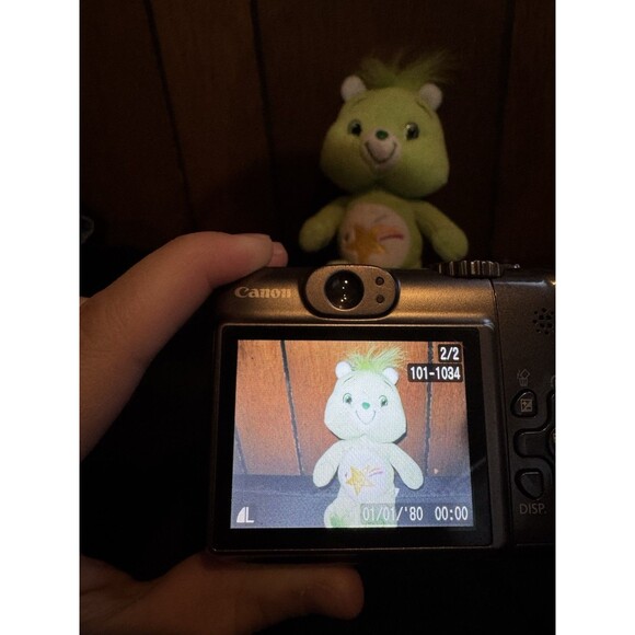 Canon PowerShot A590 IS 8.0MP Digital Camera - Gray Tested Works - Picture 8 of 9